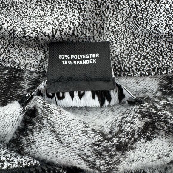 Kyodan Outdoor Women’s Gray Leaf Print 1/4 Zip Pullover Sweater Size XL Gym Yoga - Picture 6 of 11